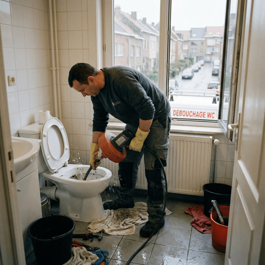 Combien coûte un débouchage de WC à Bruxelles ?